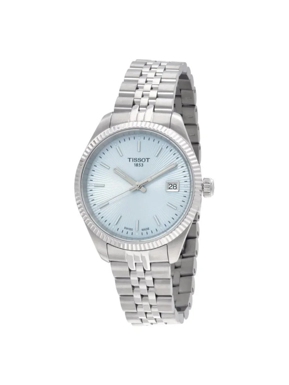 NWT Tissot Ballade Quartz Ice Blue Ladies Watch